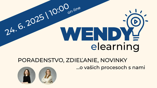 WENDY elearning – novinky v praxi