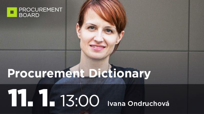 Procurement dictionary